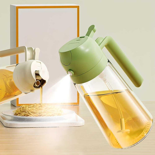 Leak-Proof Oil Dispenser Bottle with Handle
