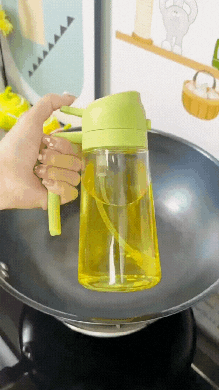 Leak-Proof Oil Dispenser Bottle with Handle